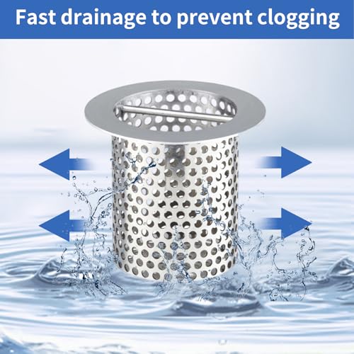 4" Floor Drain Strainer, osseph 316 Stainless Steel - size: 4" Tall x 4" Diameter