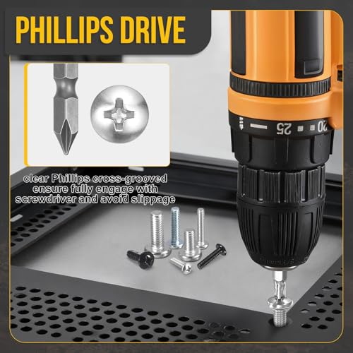 DTGN #8-32 Phillips Pan Head Machine Screw W/Nut&Washer 304 300Pcs - size: #8-32