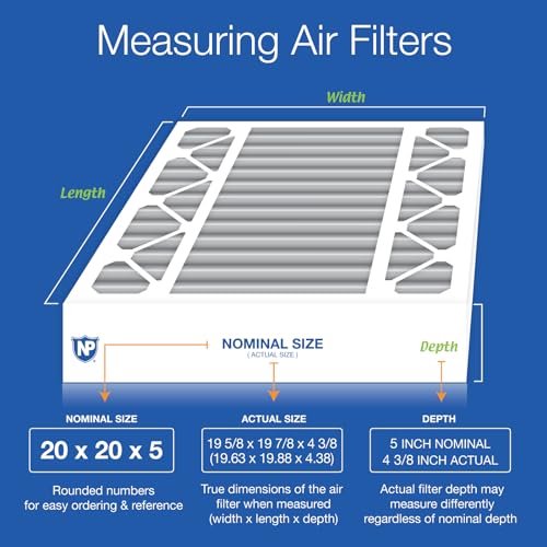 Nordic Pure 20x20x5 MERV 12 Plus Carbon Air Filter 1 Pack - style: MERV 12 + Carbon