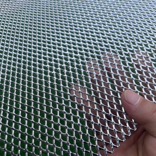 24"x16" Stainless Steel Expanded Metal 19 Gauge 0.2"x0.4" Holes Expanded & Perforated Sheets Metal Grate Screen/Fence Wire/Privacy Fence/Screen Door Mesh/Window Screen Mesh/Rodent - size: 24"x16", style: 19Gauge 0.2"x0.4" Holes