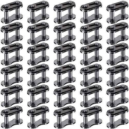 PAGOW 30pcs 40 Roller Chain Connecting Links, Master Connector Link - size: #40 30pcs