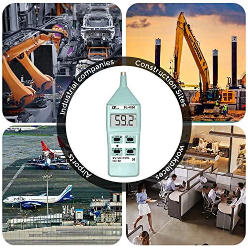 Digital Decibel Meter (Range: 30 to 130db) Class 2 Sound Level Meter | db Meter | Professional Decibel Meter | Certified Noise Meter for Auditoriums | Vehicle Noise Testing | Model: SL-4030