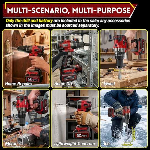 1151In-lbs High Torque Brushless Cordless Hammer Drill 28500 BPM