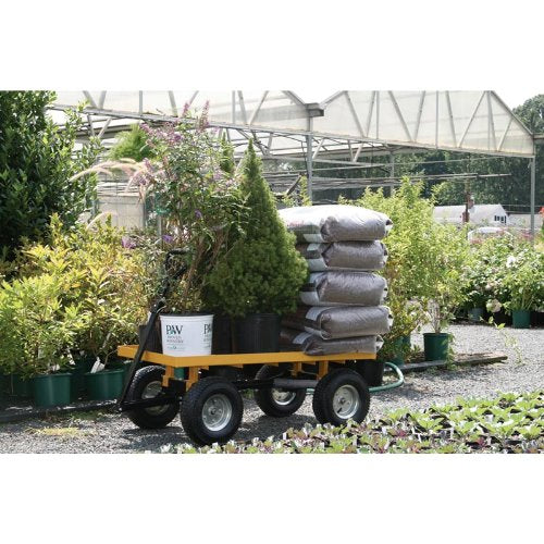 FarmTek Monster Cart Heavy-Duty Utility Flatbed – 1500 lb Capacity