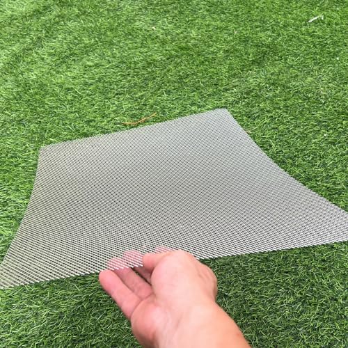 24"x16" 2-Pack 304 Stainless Steel Mesh Screen Wire Metal Mesh Screen Expanded Metal Sheet for Vent Rodent Mesh Pet Screen Dryer Vent Screen Sheets Animal cage net - size: 24"x16", style: 2-Pack 4x8mm Holes