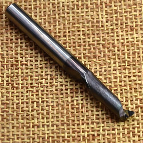 4Pcs 4mm Single Solid Carbide Spiral End Mill Upcut Engraving Cutters O-Flute Precision Desktop CNC Router Bits 3D Carving Milling Router Bit for PCB Aluminum Copper Brass Bronze Plates - size: 4mm Cutter Dia-8mm Lg.of Cut-4mm SHK, style: Aluminum Engravi