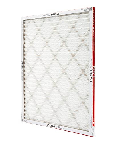 Frigidaire 20x25x1 Air Filter, MERV 8 Pleated Furnace AC Filters, 6 Pack - size: 20 x 25 x 1, style: Merv 8