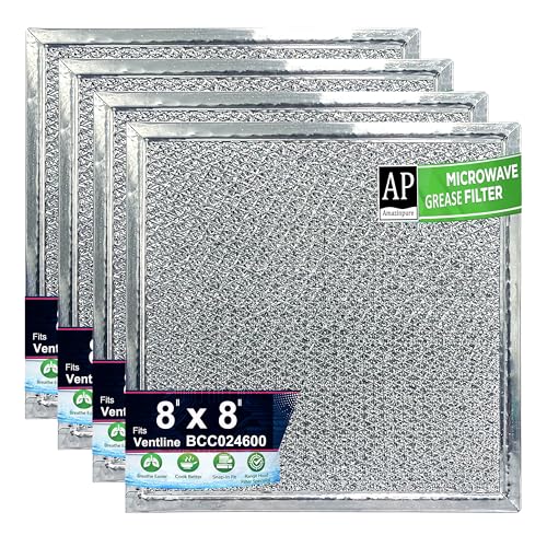 2X 8x8 inches Range Hood Exhaust Filter for Ventline BCC024600