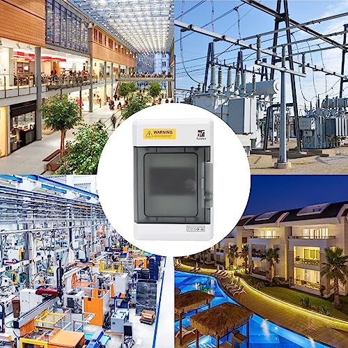 4 Way Waterproof Breaker Box for Indoor/Outdoor Settings - size: 4Way