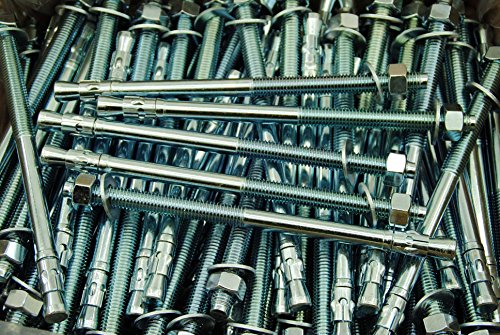 (10) Concrete Wedge Anchor Bolts 1/2 x 8-1/2 Includes Nuts & Washers