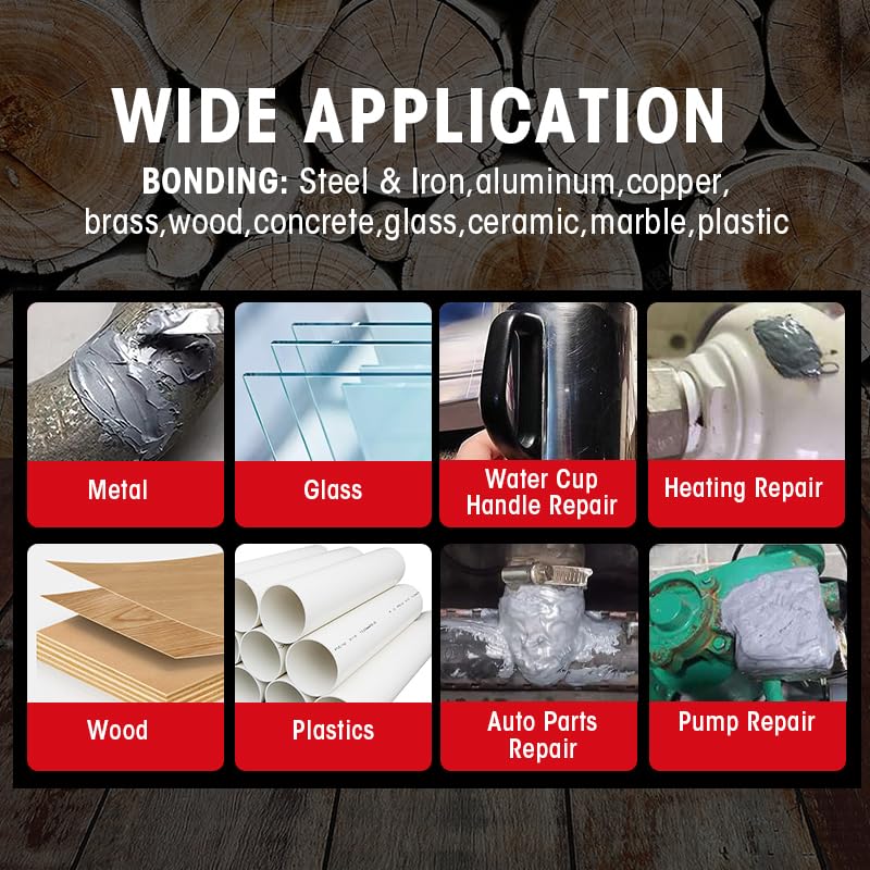 2 Part Epoxy Glue, 5 Minute Epoxy Adhesive, Rapid Cure Golf, Wood, Plastic and Metal etc, Waterproof & Extra Strength, High Temperature Resistance, 2 x 20g, Clear - color: Clear