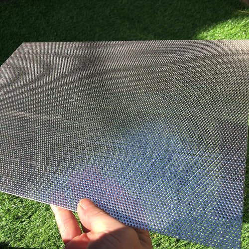 19 Gauge Perforated Metal Sheets 16"x12" Opening 22% Hole 1.5 mm 0.06 inch (About 1/16") Perforated Stainless Steel Sheet 304 Stainless Steel Mesh Screen Panel Decorati Mesh Plate - size: 16" X 12"