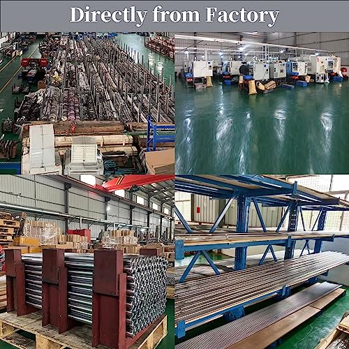 2Pcs 6mm x 350mm (0.236 x 13.78 inches) Vigorous Linear Motion Rods, Case Hardened Chrome Shaft Linear Rail Guide Shaft for 3D Printer, DIY, CNC - Metric h8 Tolerance - size: D 6mm x L 350mm 2 Pcs