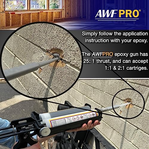 AWF PRO Rapid Set Concrete Anchoring Epoxy Adhesive, 600 mL