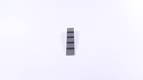 Step Block 1018 Steel Calibration Block for Thickness Gauge 5 Step 0.1"0.2"0.3"0.4"0.5" UT Step Wedge with ABS Carrying case and Certificate