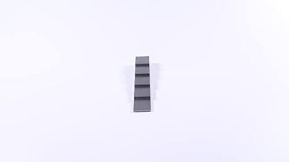 Step Block 1018 Steel Calibration Block for Thickness Gauge 5 Step 0.1"0.2"0.3"0.4"0.5" UT Step Wedge with ABS Carrying case and Certificate