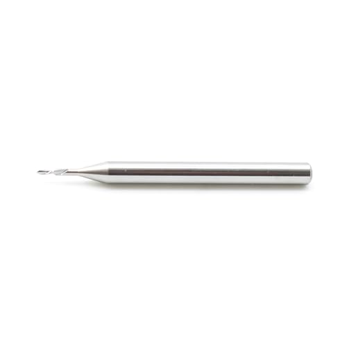 TMAX 1/32" Carbide Downcut Inlay Router Bit CNC End Mill DeepHole 1/8" Shnk - size: 1/32"Deep