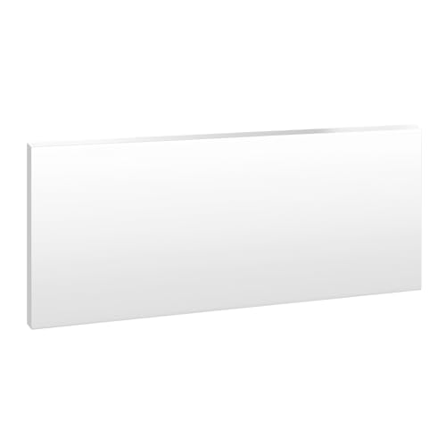 VEVOR HDPE Plastic Sheet Board, 1 Pack High Density Polyethylene Sheet Plastic Panel, 24 x 48 Inch 1/2 Inch Thick Customizable Plastic Panels, for DIY Crafts, Heavy Duty Industrial Equipment, White - size: 24 x 48 Inch