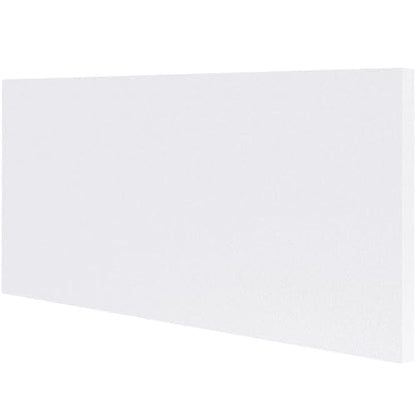 HDPE Plastic Sheet 1/2 Inch Thick 6" x 12", High Density Polyethylene Solid Board with Different Surfaces (Textured Front & Smooth Back), 0.5" Thick DIY Machining Panels for Home, Crafts (White) - size: 6x12"