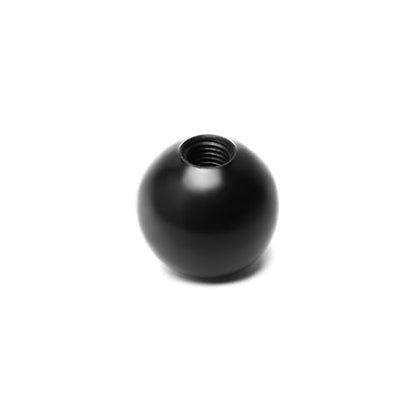 2Pcs 2" Threaded Ball Knobs, M16 Female Thread Machine Handle Black