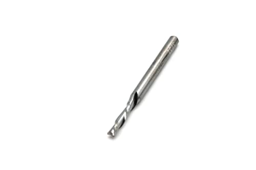 TMAX 3/32" Carbide Downcut Inlay Router Bit CNC End Mill, 1/8" Shank - size: 3/32"