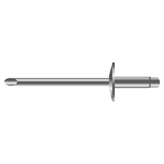 SeaChoice 59771; 5/32 X 1/2 Blind Rivet 4/ Bag Made by SeaChoice
