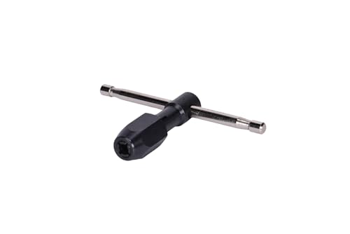 Century Drill & Tool 98501 T-Handle Tap Wrench, 0"-1/4", 3.0-6.0mm - size: 0" to 1/4", 0.00 to 6.0M