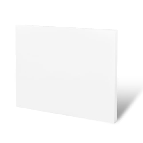 Hdpe Sheet 0.4 Inch Thick, 6" x 8" High Density Polyethylene Board, Thick Plastic Sheet for Craft, Plastic Cutting Board, Heavy Duty Industry - size: 6" X 8", style: 0.4" Thick