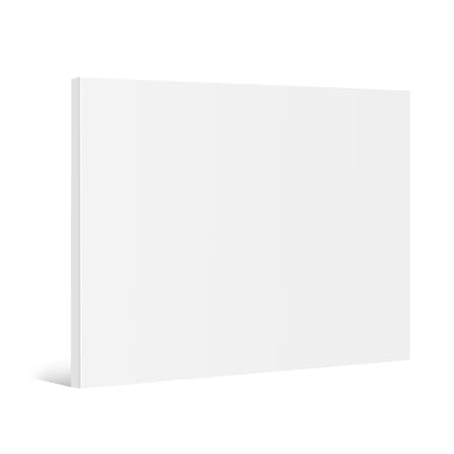 HDPE Sheet 1/2" Thick - 24"x36" HDPE Plastic Sheet, White Plastic Sheet for Crafts, DIY Projects, and Industrial Use - size: 24" x 36"