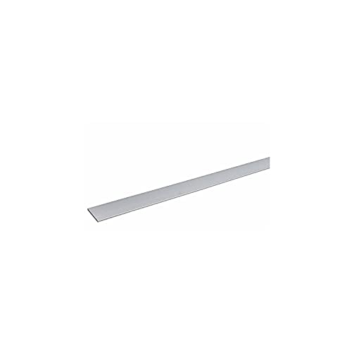 MD Building Mill Aluminum Flat Bar, 2in x 1/8in x 48in, Paintable - color: Mill, size: 2 in. x 1/8 in. x 48 in.