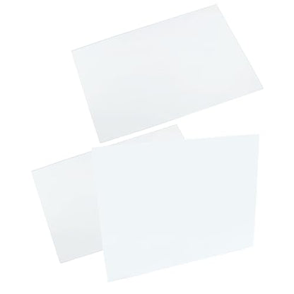 Hitefu 6 Pack Clear Acrylic Sheets 0.08" Thick 6" x 8" - size: 6" x 8" x 2mm