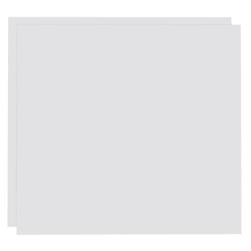 uxcell 2 Pack ABS Plastic Sheet, 0.04" Thick 12"x12" Flexible Hard Plastic Sheet, Heat Moldable Panel for DIY Crafts Home Decoration, White - color: White, size: 0.04"x12"x12"