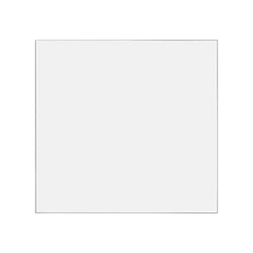 Clear Acrylic Square DIY Sheet 25" DIY Blank 0.177" Thick See Through Tile for Window Glass Replacement and Home Decor by Marketing Holders - size: 25" .177
