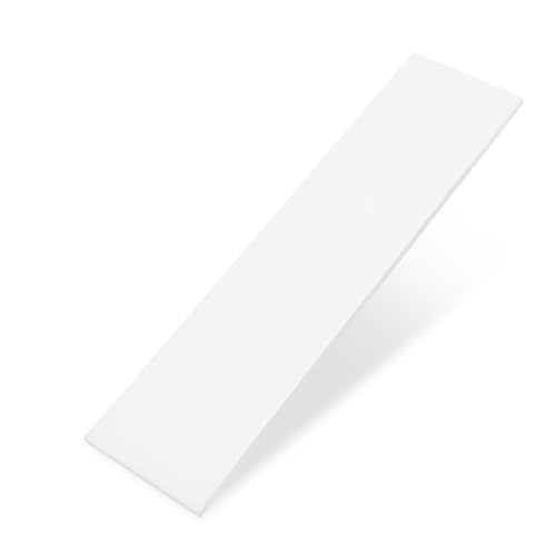 Hdpe Sheet 5/16 Inch Thick, 3" x 12" High Density Polyethylene Board, Thick Plastic Sheet for Craft, Plastic Cutting Board, Heavy Duty Industry - size: 3" X 12", style: 5/16" Thick