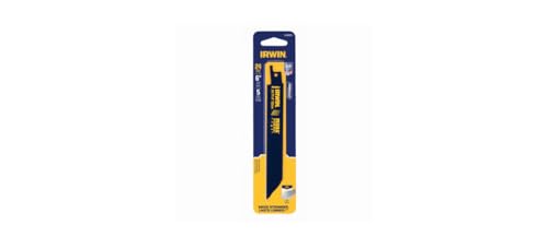 IRWIN Tools Reciprocating Saw Blade, Metal-Cutting, 6-Inch 24 TPI, 5 Pack (372624P5) - size: 6", style: 24TPI / 24TPI / 5-count