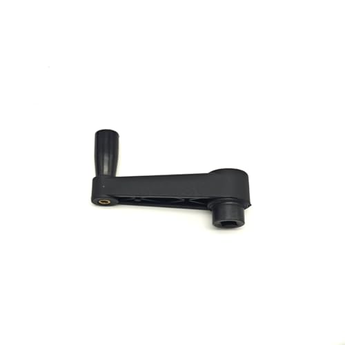 3.15" Nylon Crank Handle Drill Press Revolving Handle with Round or Square Installation Hole Smooth 360 Degree Operation for Industry Lathe Milling Grinding Machine (Square Hole 10x10x80) - size: Square Hole 10x10x80