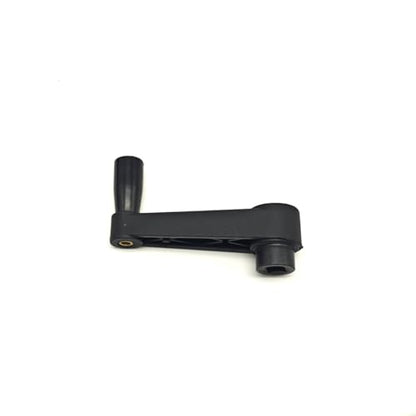 3.15" Nylon Crank Handle Drill Press Revolving Handle with Round or Square Installation Hole Smooth 360 Degree Operation for Industry Lathe Milling Grinding Machine (Square Hole 10x10x80) - size: Square Hole 10x10x80