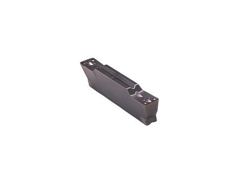 DLTOOLS Industrial MGMN300 PVD Coated(Black&Grey) CNC Grooving Carbide Inserts Cutting Tools for Steel,10pcs - size: DL-MGMN300, style: PVD Coated(black&grey)