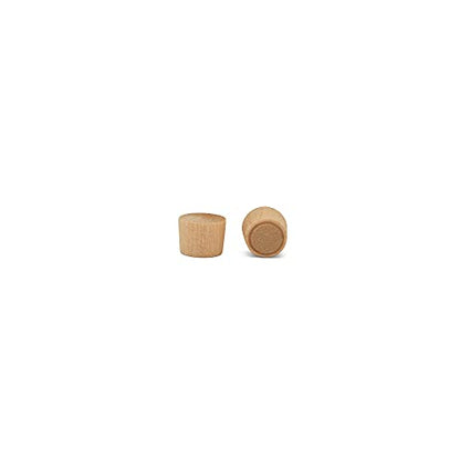 Wood Plugs for Furniture, 5/16 inch Maple Flat-Head Plug, Wooden Screw-Hole Plug Covers - Pack of 100 by Woodpeckers - size: 5/16 inch