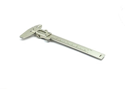 Non Digital Vernier Caliper Metric -Imperial Measuring System Tools for Inside, Outside, Depth & Step (Non Steel Plated Body) - style: (NON STEEL PLATED BODY)