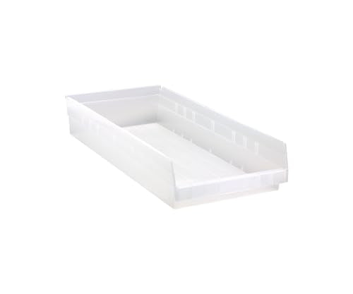 Quantum Storage Systems QSB116CL Clear View Economy Shelf Bin 6 Pack