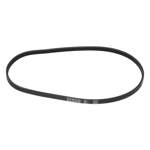 uxcell 260J4 PJ V-Ribbed Belt 4 Ribs 26" L x 0.37" W x 0.14" H, EPDM - size: 260J4
