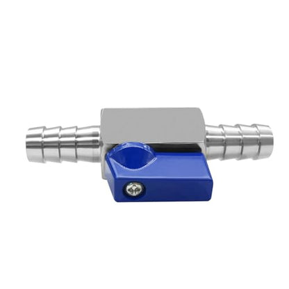 2PCS Stainless Steel 1/2" Mini Ball Valve Shut Off Valve 1/2" Hose Barb - size: 1/2" Hose Barb