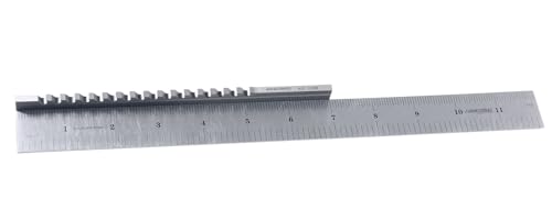 Accusize Industrial Tools 5/32"- Style B, H.S.S. Keyway Broach, Length of Cut: 19/64'' - 1-11/16'', 1 Shim, 5000-0012 - size: 5/32 in Style B