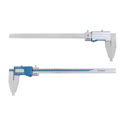 Dasqua 0-12"/300mm Heavy Duty Long Jaw Absolute Origin Digital Caliper, IP54 Stainless Steel Electronic Measuring Tool, in/mm Conversion, Accurary ±0.002"/0.04mm, Resolution 0.0005"/0.01mm - size: Heavy Duty 12"