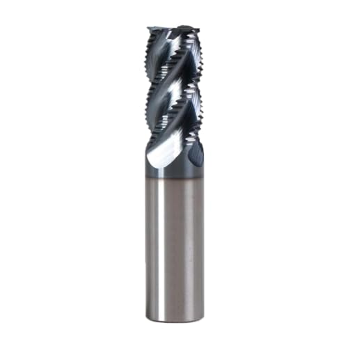 5/8" 4 Flute Roughing End Mill AlTiN Coated Carbide, 1Pcs - size: 5/8 in