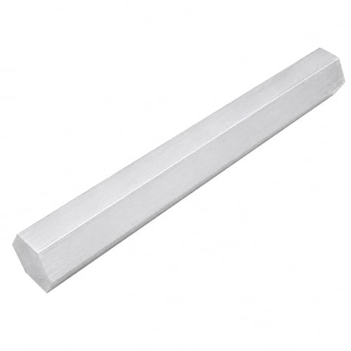 6061 Hex USA Aluminum Solid Bar - Extruded Lathe Stock, 13" Length, US Material (1 1/2") - size: 1 1/2"