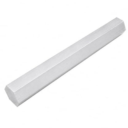 6061 Hex USA Aluminum Solid Bar - Extruded Lathe Stock, 13" Length, US Material (1 1/2") - size: 1 1/2"