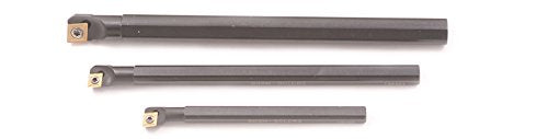HHIP 1001-0020 3 Piece (5/16-3/8 & 1/2 Inch) SCLCR Indexable Boring Bar Set - size: 5/16, 3/8 & 1/2 (T-8), style: A, B, C Style 3 Piece Set