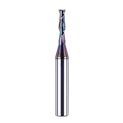 SpeTool 1/8 Inch Upcut CNC Router Bits 1/4 Inch Shank with Extra Long Life Coating,1/2 Inch Cutting Length 2 Inch OVL Solide Carbide End Mill Slot Woodworking Carving Tool - size: 1/8" Dia - 1/2" CL -1/4" Shank, style: UP CUT